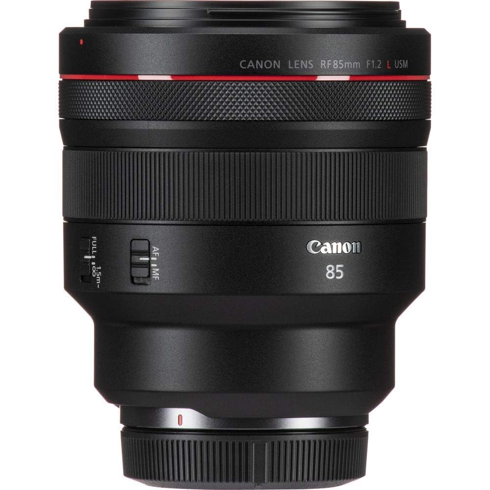 Canon RF 85 mm1.2L USM Lens (Black) Canon RF 85 mm1.2L USM Lens (Black)